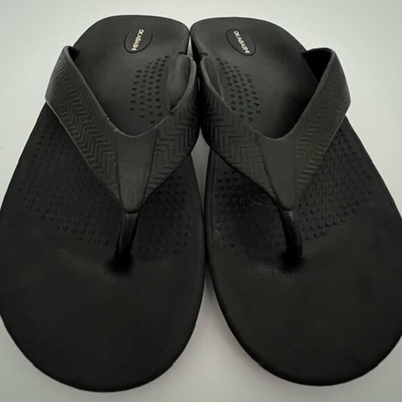 OKABASHI Mens Flip Flops, Black, Size XL - Picture 7 of 7